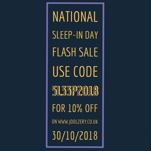 2018 National Sleep in Day Flash Sale Voucher Code